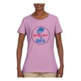 thumbnail image 2 of Wild Bobby, Shelby Cobra USA Logo Emblem Powered by Ford Motors, Cars and Trucks, Women Graphic Tee, Light Pink, Medium, 2 of 4