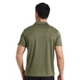 thumbnail image 3 of YUSHOW Men's Polo-Shirt Short Sleeve Performance Moisture Wicking Dry Fit Golf Shirts for Men Navy Army Green,2XL, 3 of 8