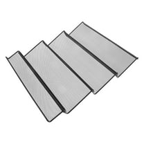 Minkissy Reusable Spice Jar Rack Metal Black 1Pcs