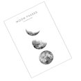 thumbnail image 3 of Pintura de la luna Colgante de pared sin marco Pintura de la fase de la luna Imagen de la pared Decoración de la sala de estar, 40x50cm, Tipo D sidaley HA004016-09B, 3 of 6