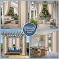 thumbnail image 5 of Beige Ombre Outdoor Curtains for Patio Waterproof, Windproof Privacy Curtains with Weighted Bottom, Modern Gradient Abstract Art Outside Drapes for Picnic Garage Backyard Cabana 54"x95" 1 Panel, 5 of 8