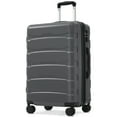 thumbnail image 2 of 24 Inch Hardshell ABS Checked Luggage Expandable Spinner Wheel Suitcase with TSA Lock Durable Travel Bag for Extended Trips, 2 of 9