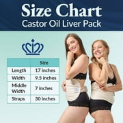 Queen of the Thrones Liver Castor Oil Pack, Includes Organic Golden Castor Oil, 3.38 fl oz
