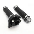 thumbnail image 3 of Manillar de goma Universal de 7/8 pulgadas (22mm) empuñadura de mano/extremo de barra para motocicleta, Titanio Cola manejar accesorios de la barra, 3 of 4