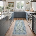 thumbnail image 3 of KUETH 2X6 Vintage Runner Rug Machine Washable Rugs for Living Room, Non Slip Flat Pile Rug with Rubber Backing, Boho Rug for Entryway Hallway Kitchen and Corridor, 3 of 4