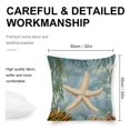 thumbnail image 2 of starfish corals algaelinen throw pillowcase decoration pillowcase gifting preferred 20x20 inch cushion cover 2 sets sofa pillowcase sofa bedroom living room car, 2 of 7