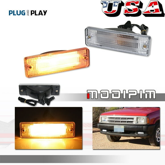 Transparent front corner signal light suitable for Ford for Mazda 323 626 B2200 B2600 pickup truck-