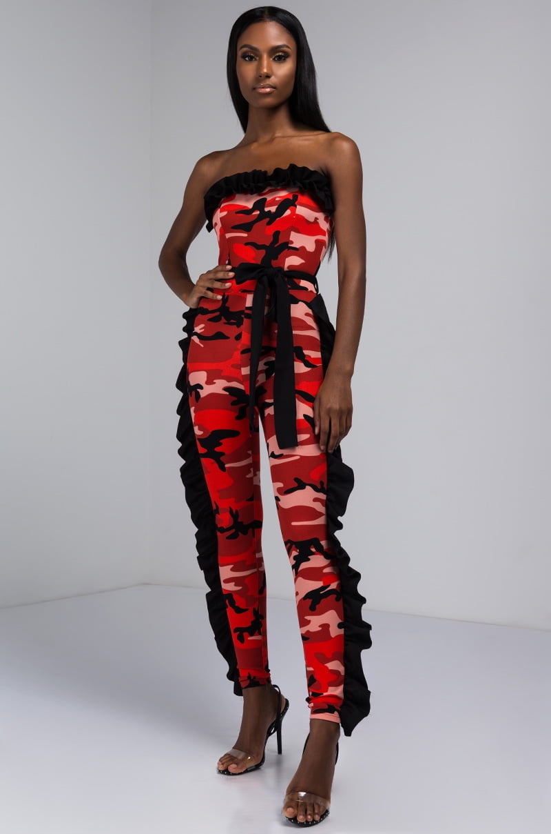 walmart red jumpsuit