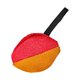 thumbnail image 1 of Pelota de juguete para perros con asa, resistente a mordeduras, resistente, interactiva, para entrenamiento. rojo naranja, 1 of 9