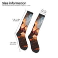 thumbnail image 2 of Naloa Lava Dragon Thigh High Socks Extra Long Stretchy Sock Women Over Knee High Opaque Stocking Daily Wear, 2 of 6