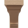 thumbnail image 2 of 6"W x 36"D x 12"H Thin Warren Rough Cedar Woodgrain TimberThane Corbel, Primed Tan, 2 of 6