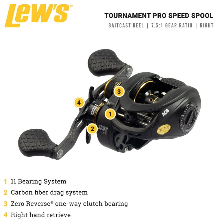 リール Lew's speed spool SLP HS 7.5:1 Amazon.com : Speed Spool 7.5:1 Left Hand Baitcast Reel