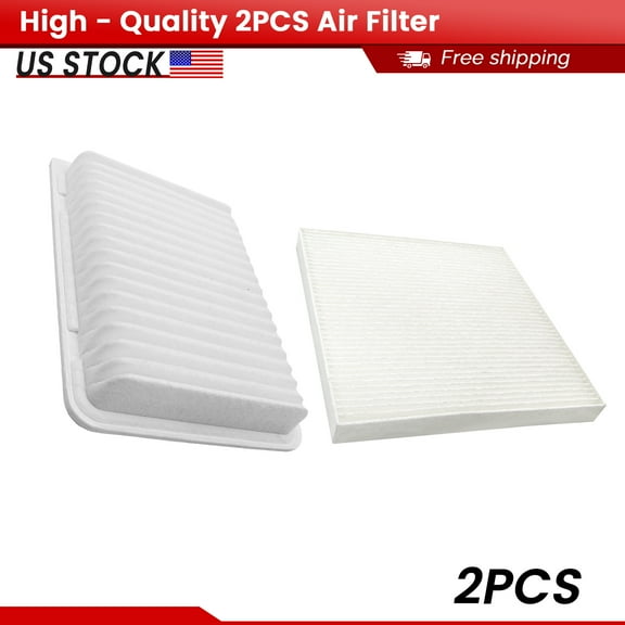 ACB ZONE Engine Air Filter and Cabin Air Filter Kit for Toyota Tacoma 2005-2022 L4 2.7L, OEM Air Filter Replacement (CA10163 CF10374)