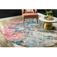 thumbnail image 5 of Jill Zarin Jill Zarin’s Downtown Round Abstract Modern Area Rugs, Brown, 5 of 6