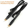 thumbnail image 4 of TOPCHANCES Wood Burning Tools Kit,110V 60W Professional Pyrography Wood Burning Kit with Dual Pen and 20pcs Wire Tips for Beginners Adults (Double Socket Dual Pen), 4 of 8