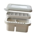 thumbnail image 2 of Lavabo multifunción para pinceles con paleta, estuche de transporte, barril limpiador de bolígrafos, cubeta de lavado de pinceles con tapa para bañera, 2 of 9