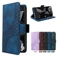thumbnail image 4 of ELEHOLD For Google Pixel 9 Pro XL Leather Wallet Phone Case, Embossed Diamond Folio Flip Cover, Card Holder Cash Slot, Stand Support, Wrist Strap Lanyard -Blue, 4 of 11