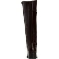 thumbnail image 3 of Alfani Womens Bexleyy Leather Knee-Hgh Riding Boots Brown 8.5 Medium (B,M), 3 of 4