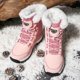 thumbnail image 5 of Botas de nieve cálidas y gruesas de caña alta, zapatos de algodón, botas ligeras de talla grande para mujer Wmkox8yii ghj2245, 5 of 9