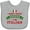 AC-Heather Grey, variant on Inktastic No Recipes I'm Italian Boys or Girls Baby Bib
