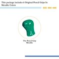 thumbnail image 3 of The Pencil Grip Metallic, Universal Ergonomic Training Gripper, 6 Count Assorted Colors (TPG-11806), 3 of 5