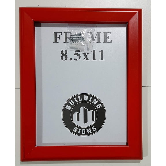 Lobby Frame 8.5x11 Inches Front Loading Quick Poster Change, Wall Mounted, HEAVY DUTY