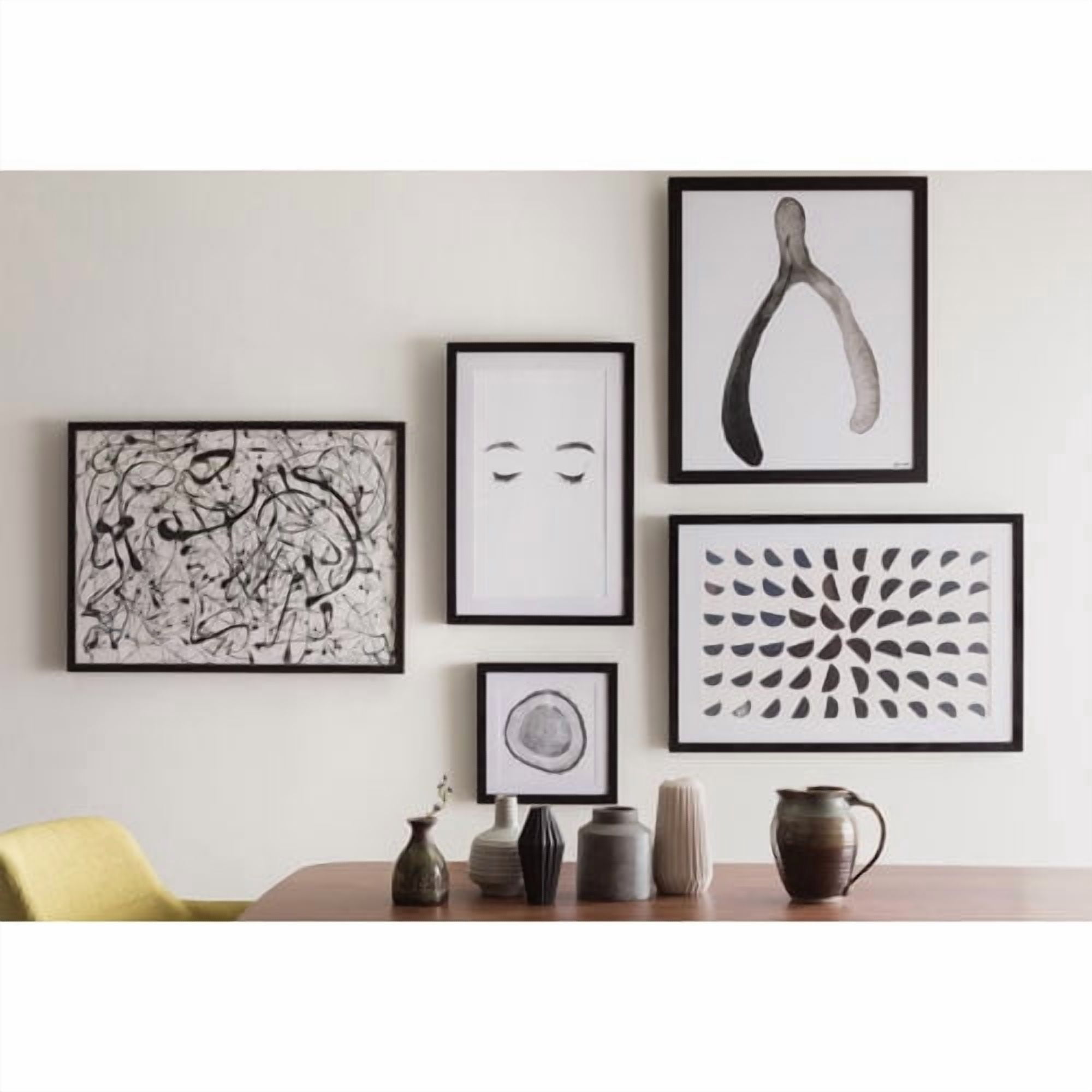Marmont Hill "Lashes and Brows" by Katarina Snygg Framed Painting Print