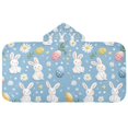 thumbnail image 5 of Yayeee Kids Hooded Towel with Hand Pockets Beach Soft Absorbent Bath Wrap 50 x 23.5 inch, Cartoon Easter Bunnies, 5 of 5