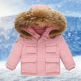 thumbnail image 5 of guisaled Baby Snowsuit Toddler Girl Snow Suit Winter Coat and Snow Bib Pants Boy Ski Suits Solid Windproof Waterproof Cold Weather Clothers, 5 of 9