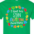 thumbnail image 4 of Inktastic I Love My Son Autism Awareness T-Shirt, 4 of 5