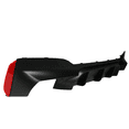 thumbnail image 6 of Ikon Motorsports Compatible with 17-20 BMW G30 M5 Style Rear Bumper Lip Diffuser Quad Outlet, 6 of 7
