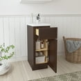 thumbnail image 3 of Vanity Art 12" W Birch Plywood Freestanding Single Base Storage Cabinet with Soft Close Door, 3 of 9
