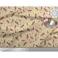 thumbnail image 3 of Soimoi Polyester Crepe Fabric Star & Shoes Fashion Print Sewing Fabric Yard 52 Inch Wide, 3 of 3