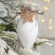 thumbnail image 3 of Bolas de Navidad decorativas para colgar en el árbol, espuma blanca como la nieve (gotas de agua), 3 uds., 3 of 5