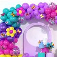 thumbnail image 2 of Kit de globos de látex, 50 unidades, coloridos, de 25 a 30 cm, metálicos y confeti, 2 of 2