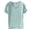 Light Green, variant on Joernso Summer Men Thin Breathable T-shirt V-neck Short Sleeve Solid Color Casual Basic Tees Casual Bottoms Pullover Tops