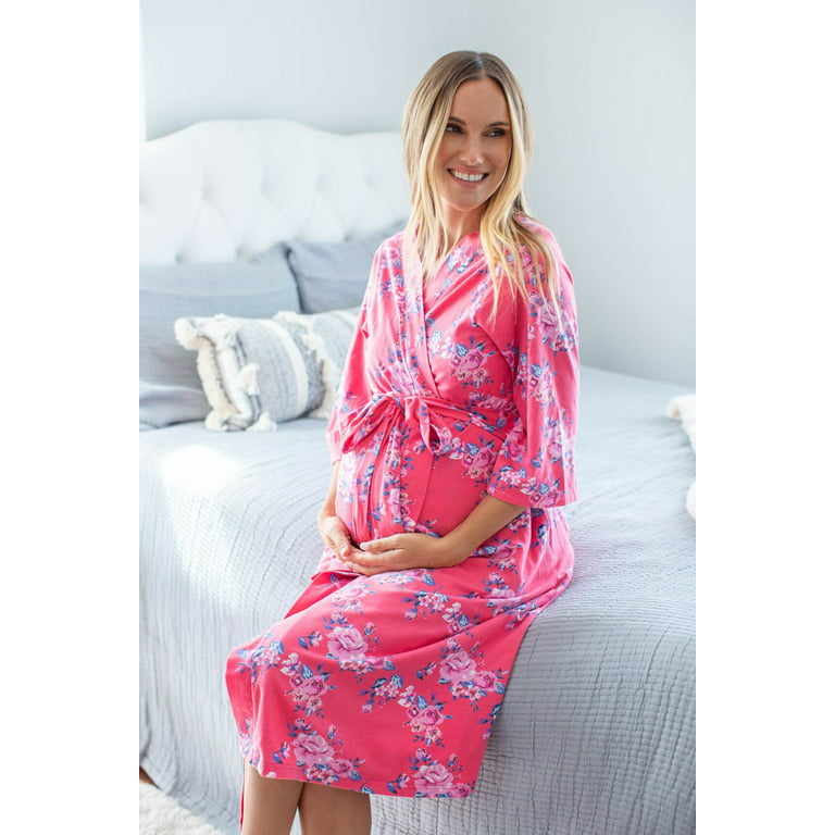 Maternity Hospital Nursing Robe & Labor Delivery Gown Set – Baby Be Mine