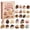 Multicolor-12, variant on Christmas Tableware Advent Calendar With 24 Pcs 2D Acrylic Hanging Ornament Blind Box for Adults & Beginners DIY Craft Holiday Wall Decor Absolutely Perfect Festive Gift Set for Kitchen Lover