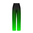 thumbnail image 4 of Lydiaunistar Womens High Waist Elastic Checkered Print Long Pants with Drawstring & Side Pockets for Sports Casual Beach - All Season Polyester Green, 4 of 5