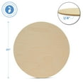 thumbnail image 2 of Wood Circles 20 inch, 1/4 Inch Thick, Birch Plywood Discs, Pack of 2 Unfinished Wood Circles for Crafts, Wood Rounds by Woodpeckers, 2 of 8