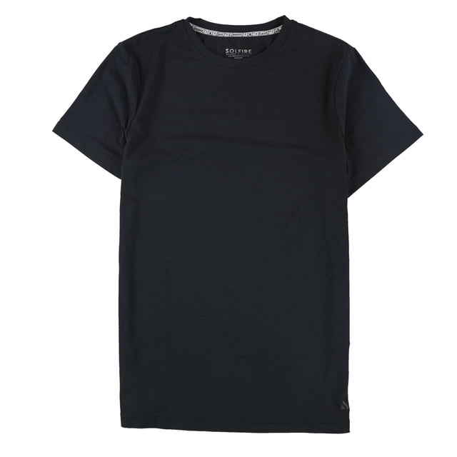 SOLFIRE Mens Standard Basic T-Shirt black XS