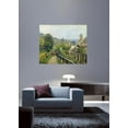 thumbnail image 2 of Wallhogs Sisley Louveciennes or, The Heights at Marly (1873) Wall Mural, 2 of 2