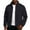 Black #72, variant on Mens Fleece Jacket Polar Fleece Patchwork Jackets Fall Winter Knit Mock Neck Full Zip Running Coats Polar Fleece Warm Long Sleeve Cardigan Khaki 3XL