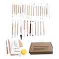 thumbnail image 1 of Kit De Herramientas Para Esculpir, Herramienta De Arcilla Diy, Juego De Herramientas Para Esculpir Arcilla De Modelado De Polímero Para Cerámica Minnieouse EL009460-00, 1 of 6