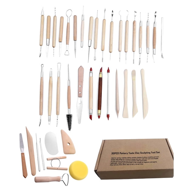 Kit De Herramientas Para Esculpir, Herramienta De Arcilla Diy, Juego De Herramientas Para Esculpir Arcilla De Modelado De Polímero Para Cerámica Minnieouse EL009460-00