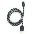 thumbnail image 2 of CIMAXIC 1 Meter 2A Charger Cable Nylon Braided Micro USB Data Sync and Charging Cable for Android Phones Tablets Galaxy S7/ S6/ Pixel 2/ Xperia X LG G5/ V10/ V20/ Lumia 950/ 950 XL (Black), 2 of 4