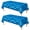 Blue and White, variant on 2 Pack Beach Party Decorations - Ocean Waves Plastic Tablecloth for Pool Party Decorations - Sea Water Print Table Cover for Summer Birthday Beach Theme Blue Backdrop Banner