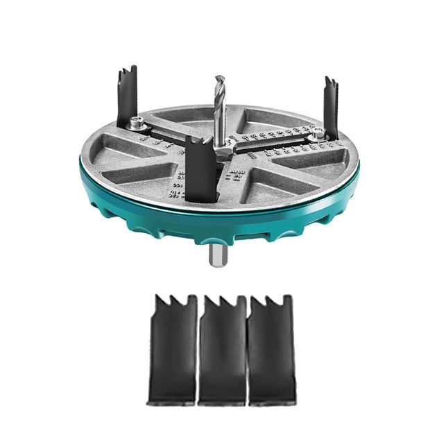 Multifunctional Universal Woodworking Hole Opener, Adjustable Punch Saw Tool For Drilling, Adjustable Hole Saw, Adjustable Punching Saw Diameter 45-130MM Woodworking Cutting Tools Hole Opene