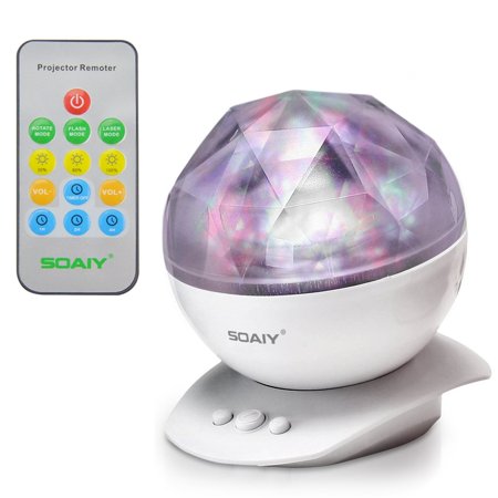 Soaiy Ceiling Projector Night Light White Noise Sound Machine For