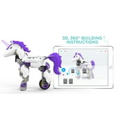 سلسلة UBTECH الأسطورية: مجموعة أدوات Unicornbot Kit-App-App-Enabled Building & Coding Stem Learning Kit